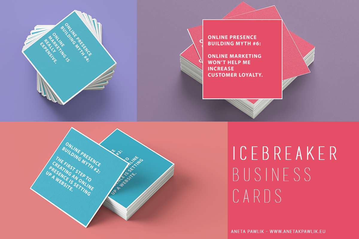 Online Presence Myths Business Cards Design