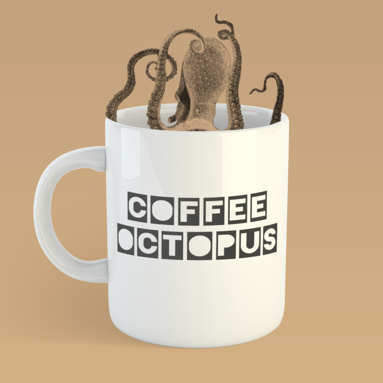 Coffee Octopus Podcast - Cover Concept